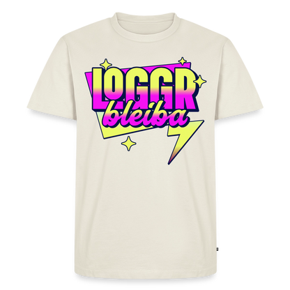 Logger bleibt Design – Männer Premium T-Shirt - Naturweiß