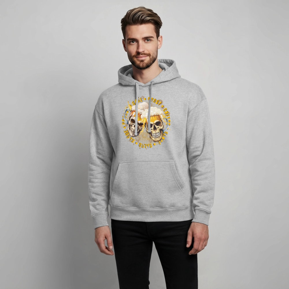 Oversized Unisex Hoodie - Grau meliert