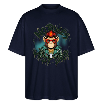 Monkey No Rules Design – Unisex Bio T-Shirt - Navy