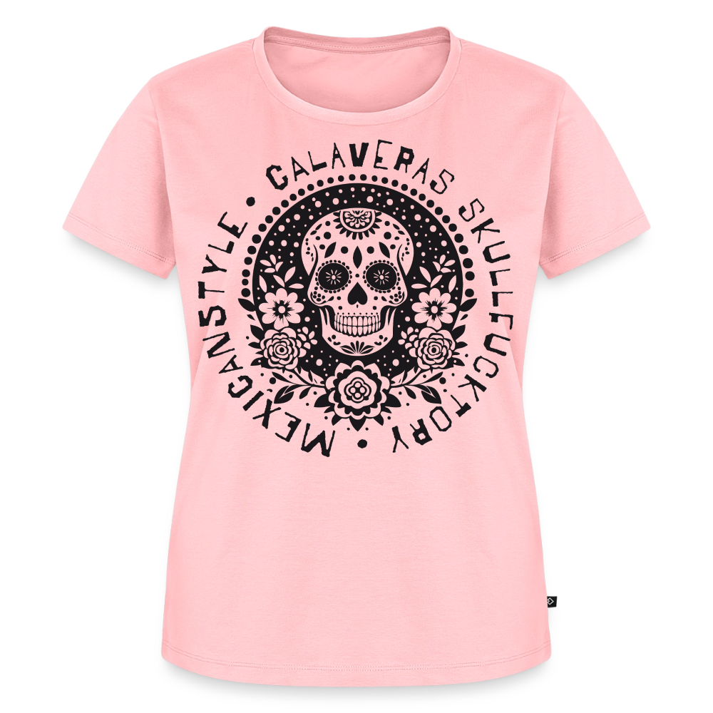 Sugar Skull Black Design - Frauen Premium T-Shirt - Rosa