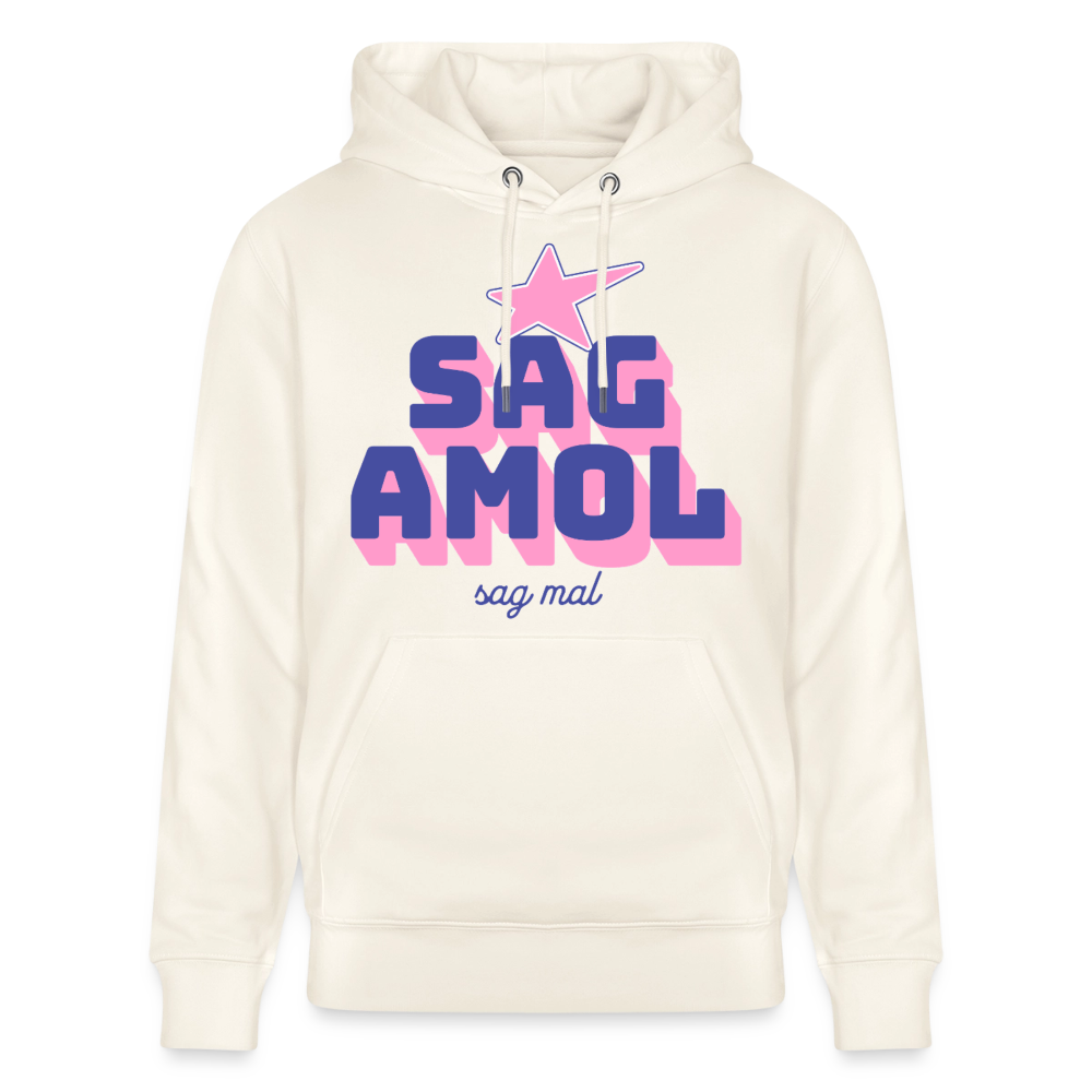 Sagamol Design – Unisex Bio-Hoodie - Naturweiß 