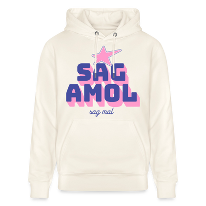 Sagamol Design – Unisex Bio-Hoodie - Naturweiß 