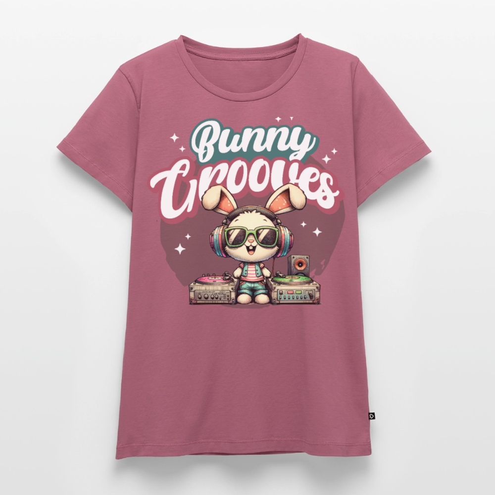Bunny Grooves Design – Frauen Premium T-Shirt - Mauve