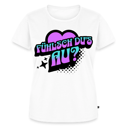 Fühlsch du‘s au Design – Frauen Premium T-Shirt - Weiß