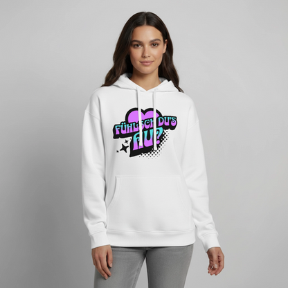 Fühlsch du‘s au Design – Oversized Unisex Hoodie - Weiß