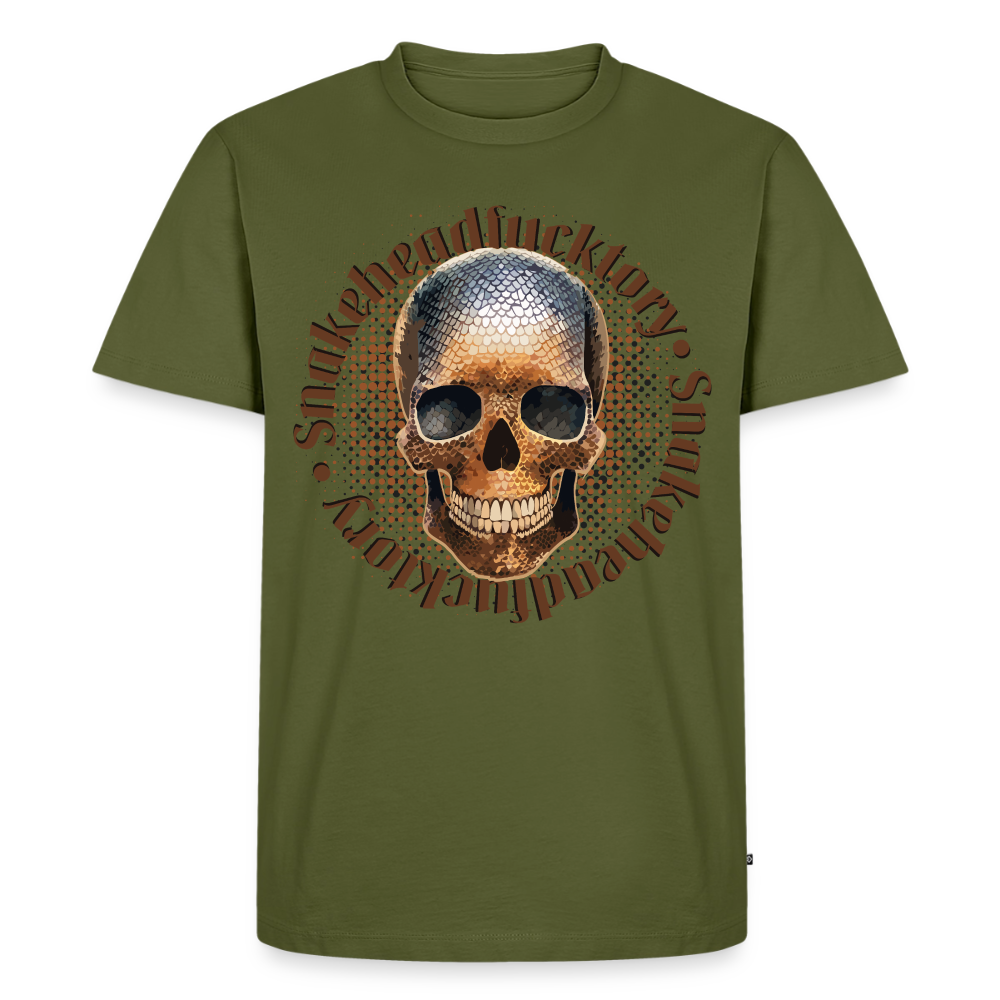 Sande Skull Design – Männer Premium T-Shirt - Khaki