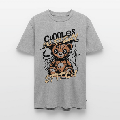 Bear Design – Männer Premium T-Shirt - Grau meliert