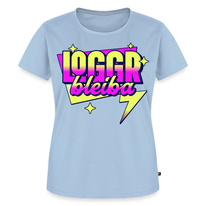 Logo bleibt Design – Frauen Premium T-Shirt - Hellblau