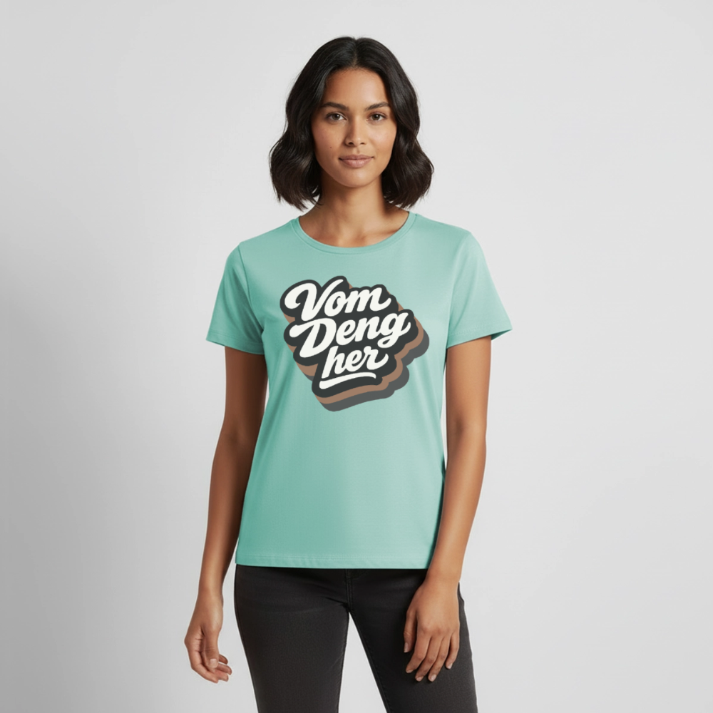 Vom Deng her Design – Frauen Premium T-Shirt - Mint 
