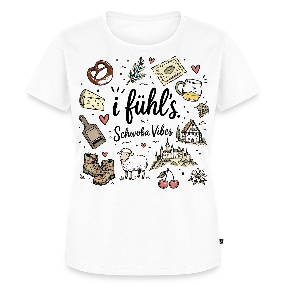 Alb Liebe Design – Frauen Premium T-Shirt - Weiß