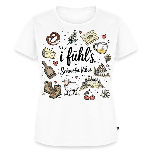 Alb Liebe Design – Frauen Premium T-Shirt - Weiß