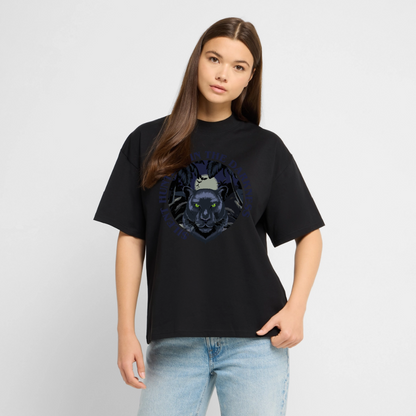 Silent Hunter Design – Oversized Unisex Bio T-Shirt - Schwarz