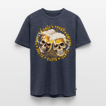 Party Skull Design – Männer Premium T-Shirt - Jeansblau 