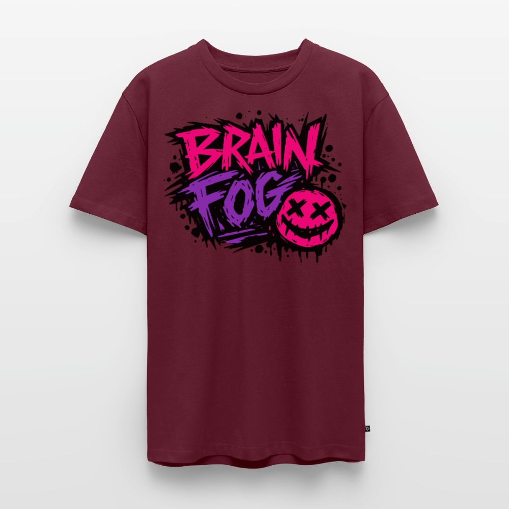 Brain Fog Design – Männer Premium T-Shirt - Burgunderrot