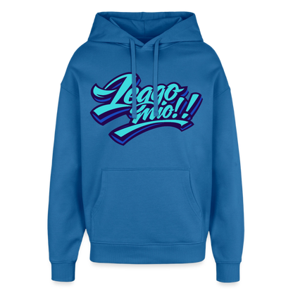 Leggomio Design – Oversized Unisex Hoodie - Achtsames Blau