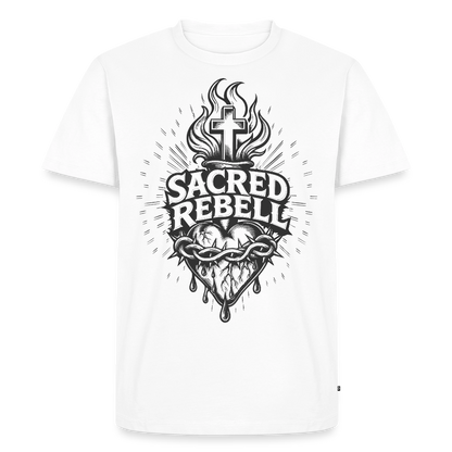 Sacred Rebell Design – Männer Premium T-Shirt - Weiß