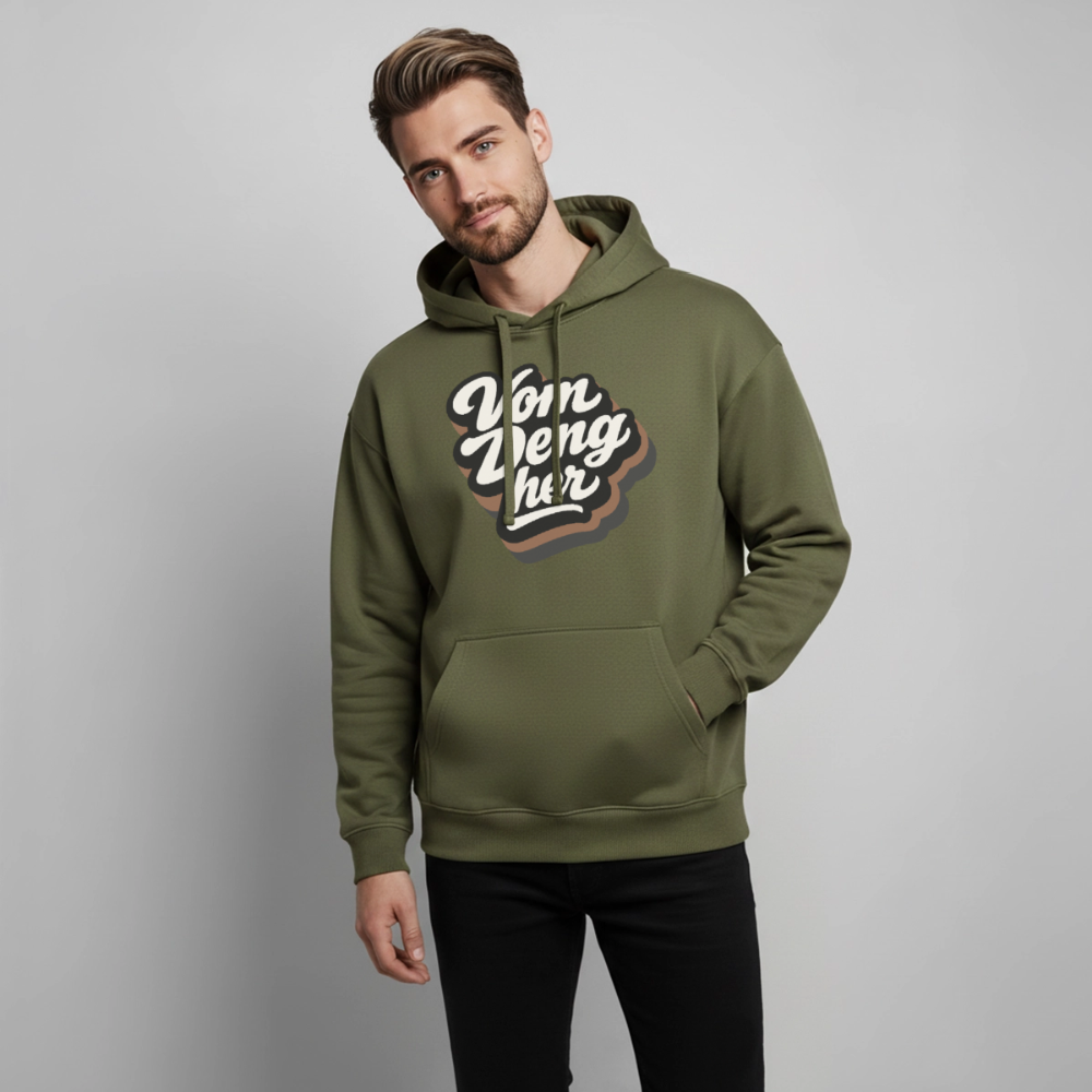 Vom Deng her Design – Oversized Unisex Hoodie - Khaki