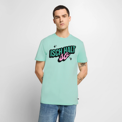 Isch halt so Design – Männer Premium T-Shirt - Mint 