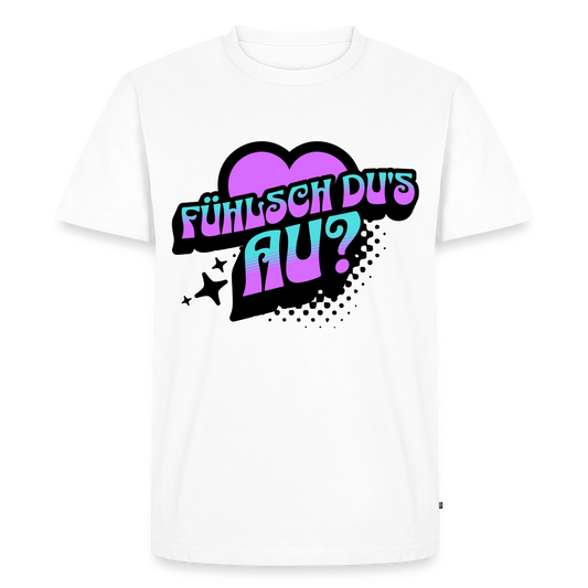 Fühlsch du‘s au Design – Männer Premium T-Shirt - Weiß