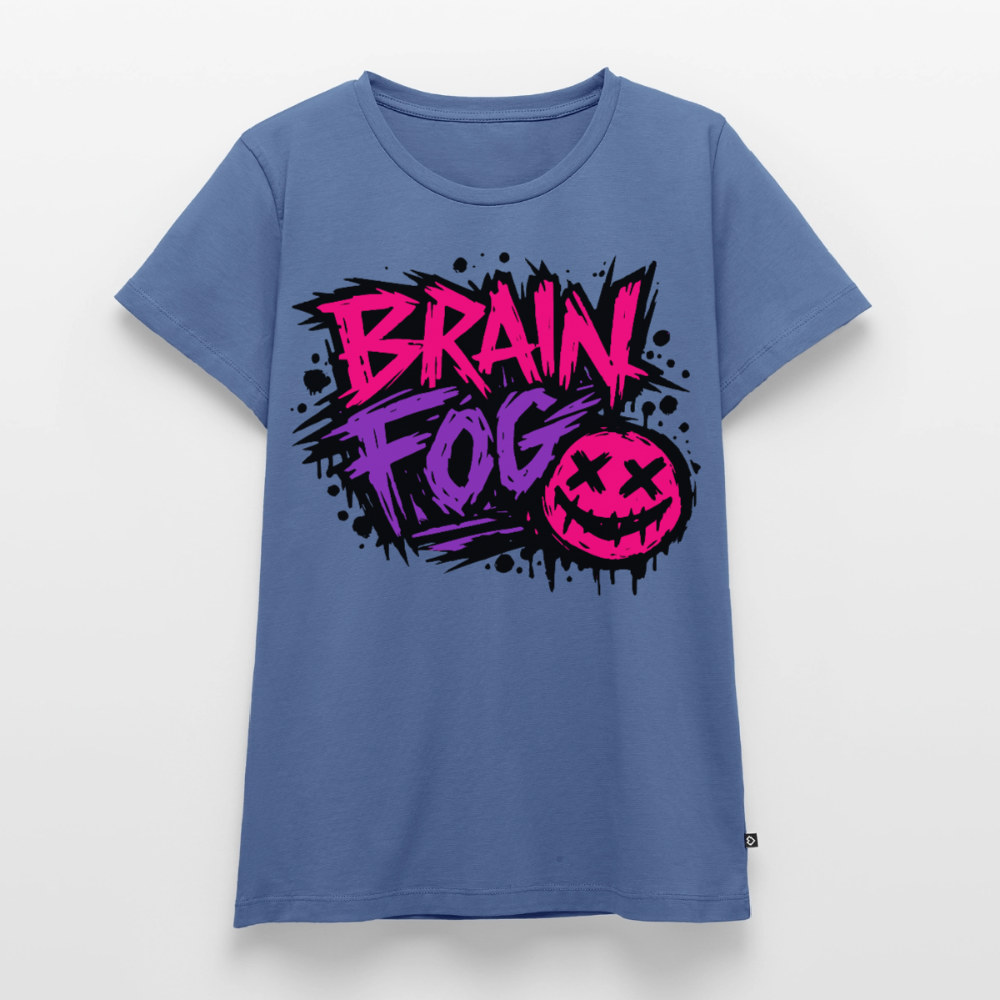 Brain Fog Design – Frauen Premium T-Shirt - Taubenblau