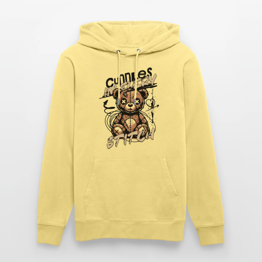 Bear Design – Unisex Bio-Hoodie - Gelb Viva 