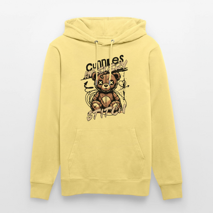 Bear Design – Unisex Bio-Hoodie - Gelb Viva 