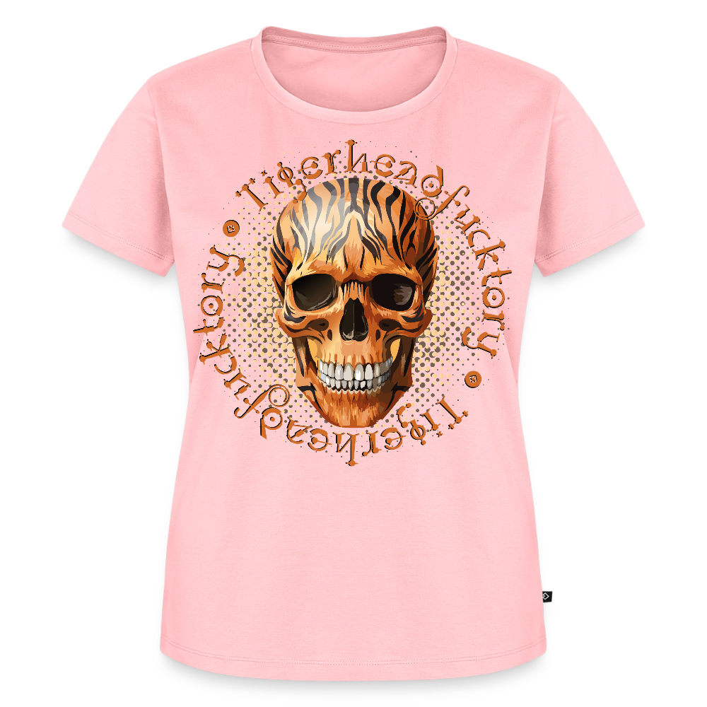 Tiger Skull Design – Frauen Premium T-Shirt - Rosa
