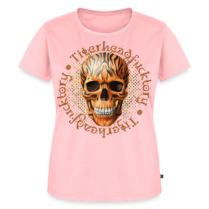 Tiger Skull Design – Frauen Premium T-Shirt - Rosa