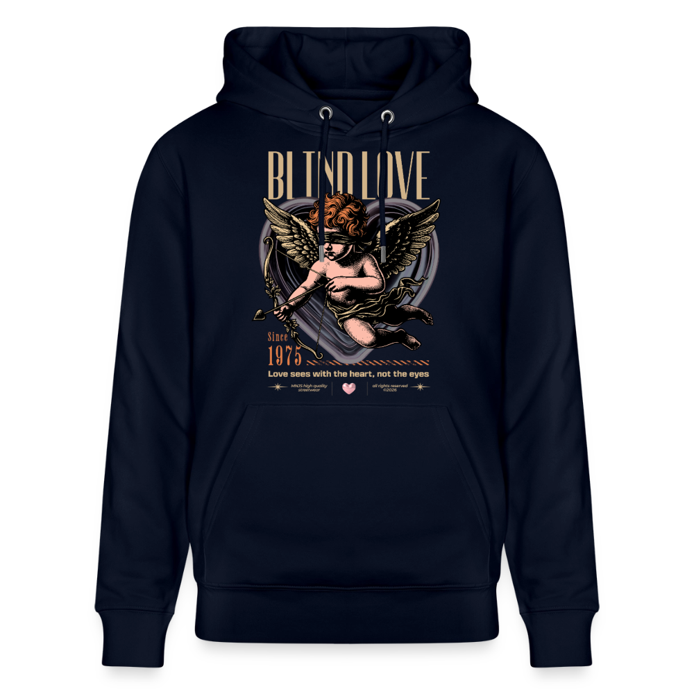 Blind Love Design – Unisex Bio-Hoodie - Navy