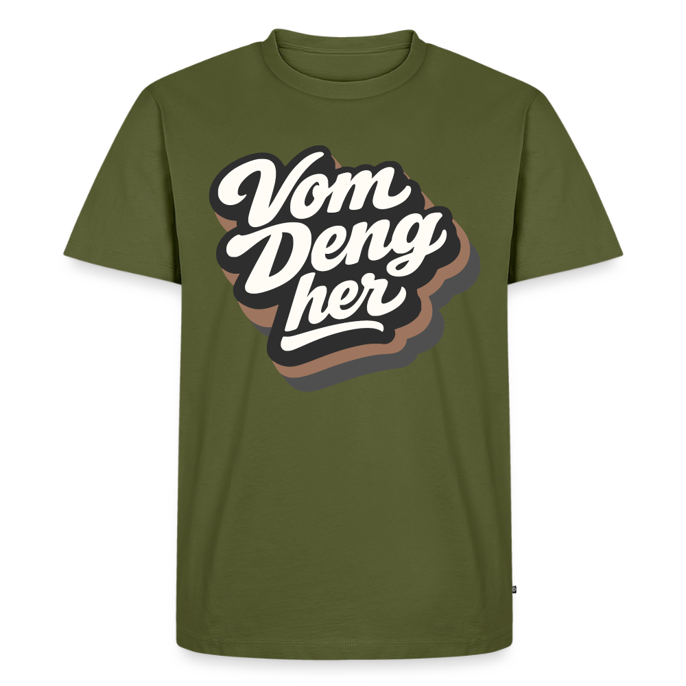 Vom Deng her Design – Männer Premium T-Shirt - Khaki