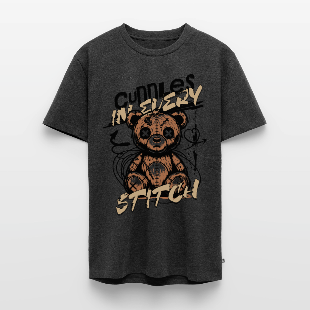 Bear Design – Männer Premium T-Shirt - Anthrazit meliert