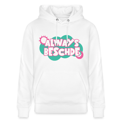 Always Beschde Design – Unisex Bio-Hoodie - Weiß