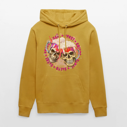 Party Skull Design Pink – Unisex Bio-Hoodie - Ocker