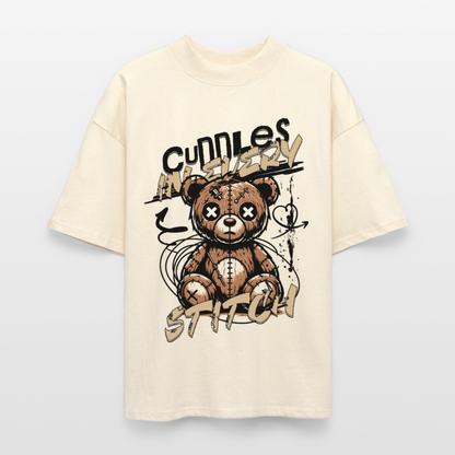 Bear Design – Oversized Unisex Bio T-Shirt - Natur