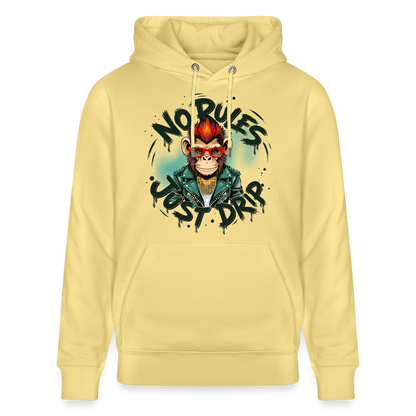 Monkey No Rules Design – Unisex Bio-Hoodie - Gelb Viva 