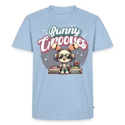 Bunny Grooves Design – Männer Premium T-Shirt - Hellblau