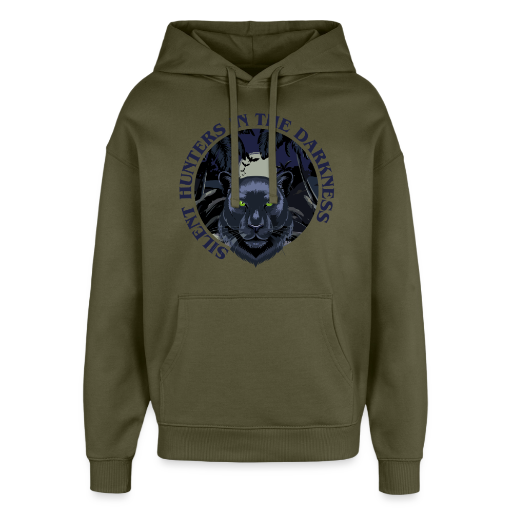 Silent Hunter Design – Oversized Unisex Hoodie - Khaki