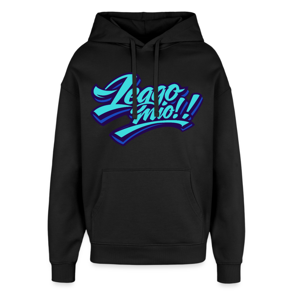 Leggomio Design – Oversized Unisex Hoodie - Schwarz