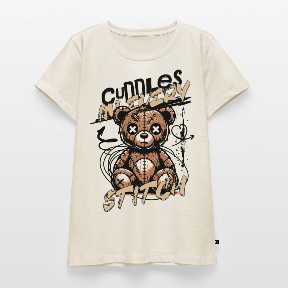 Bear Design – Frauen Premium T-Shirt - Naturweiß