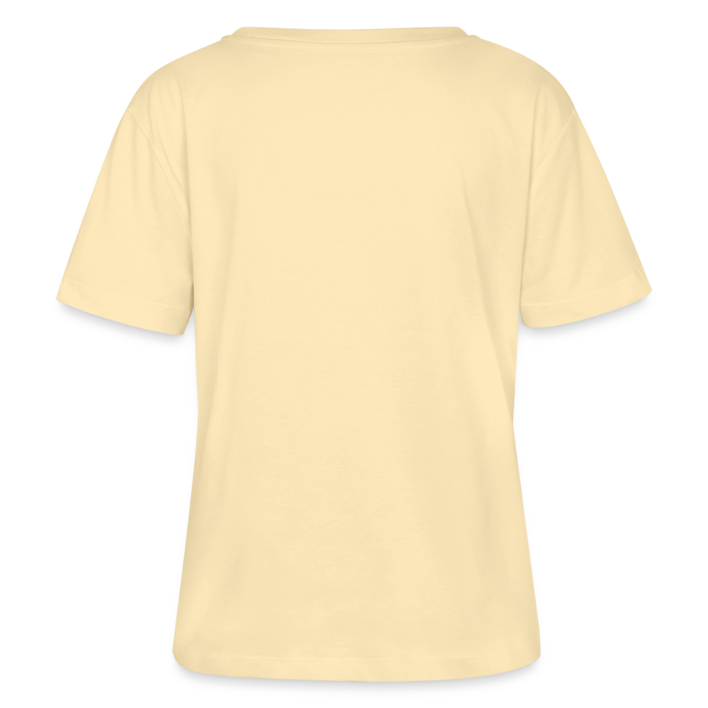 Schnee Design – Rundhals Frauen Bio-T-Shirt - Creme