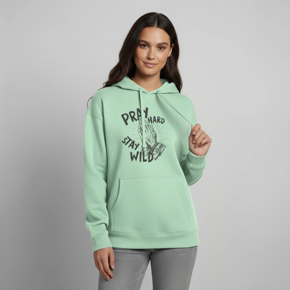 Pray Hard Design – Oversized Unisex Hoodie - Nebeljade