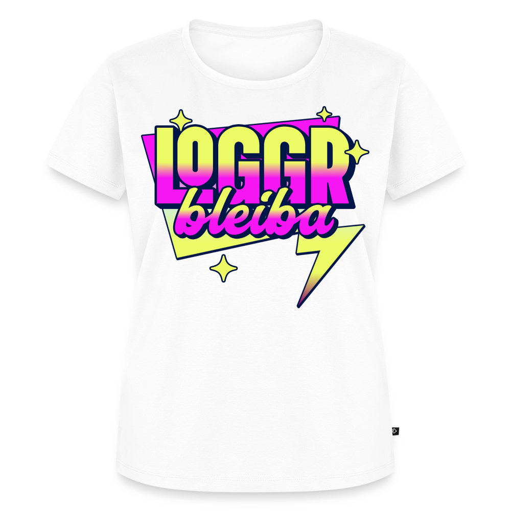 Logo bleibt Design – Frauen Premium T-Shirt - Weiß