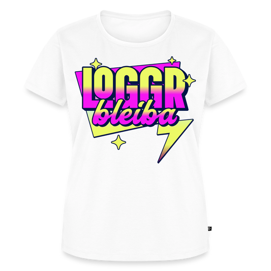 Logo bleibt Design – Frauen Premium T-Shirt - Weiß