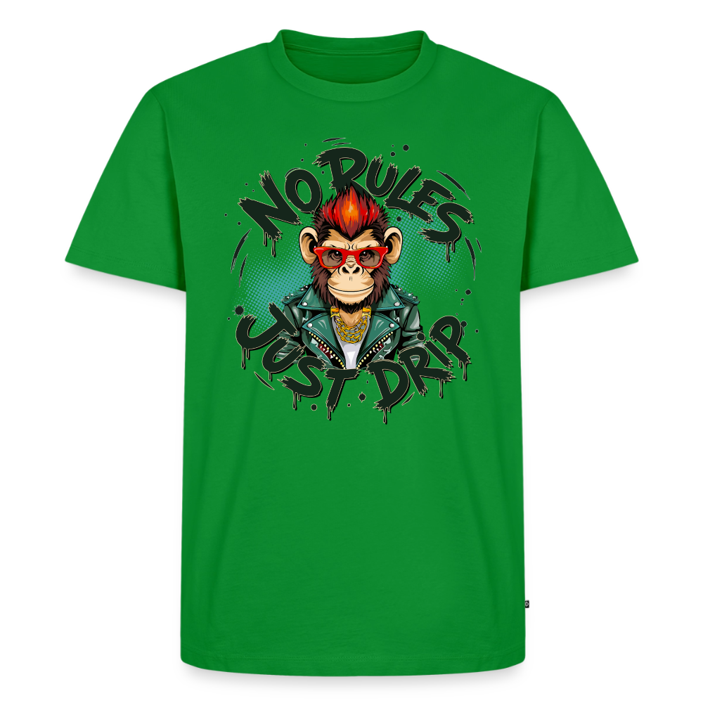 Monkey No Rules Design – Männer Premium T-Shirt - Grün