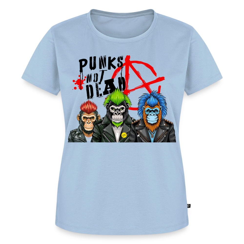 Punks Not Dead Design – Frauen Premium T-Shirt - Hellblau