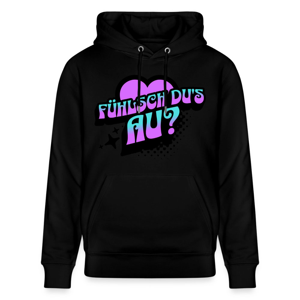 Fühlsch du‘s au Design – Unisex Bio-Hoodie - Schwarz