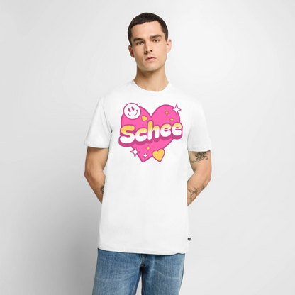 Schnee Design – Männer Premium T-Shirt - Weiß