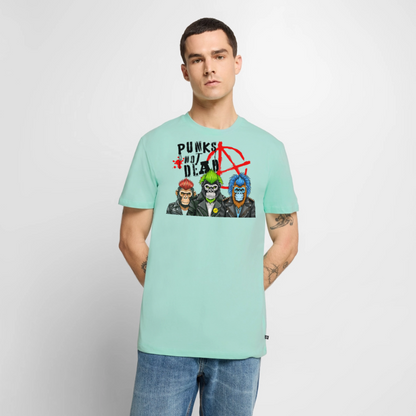Punks Not Dead Design – Männer Premium T-Shirt - Mint 