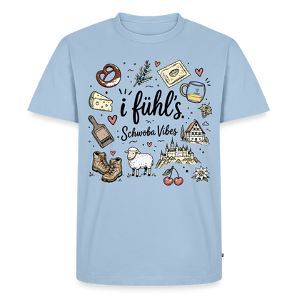 Alb Liebe Design – Männer Premium T-Shirt - Hellblau