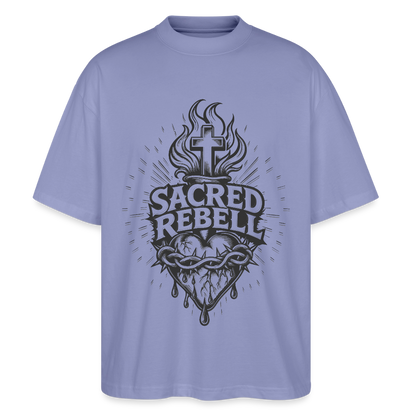 Sacred Rebell Design – Oversized Unisex Bio T-Shirt - Violett